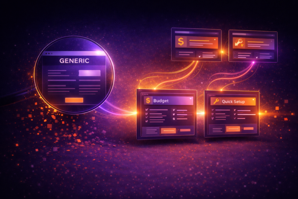 The hidden cost of generic landing pages
