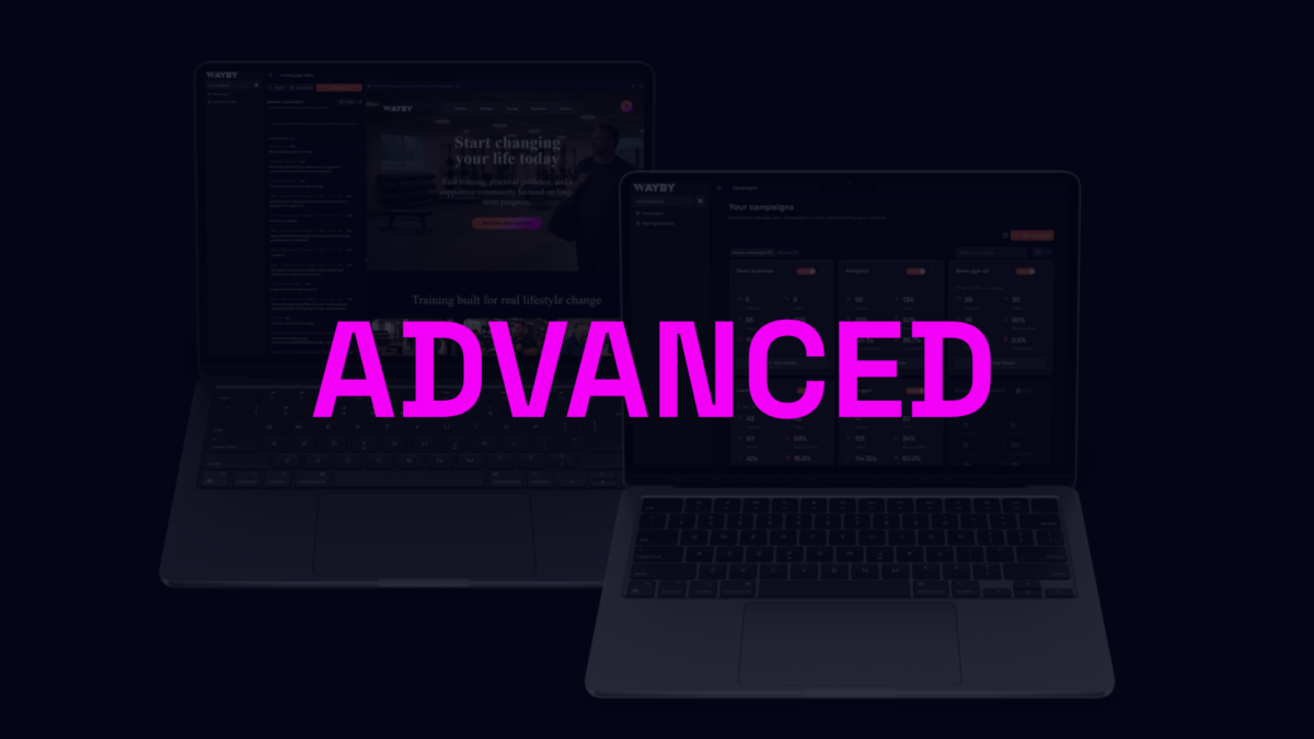Advanced: Setting up UTM_campaign or UTM_term Wayby campaign